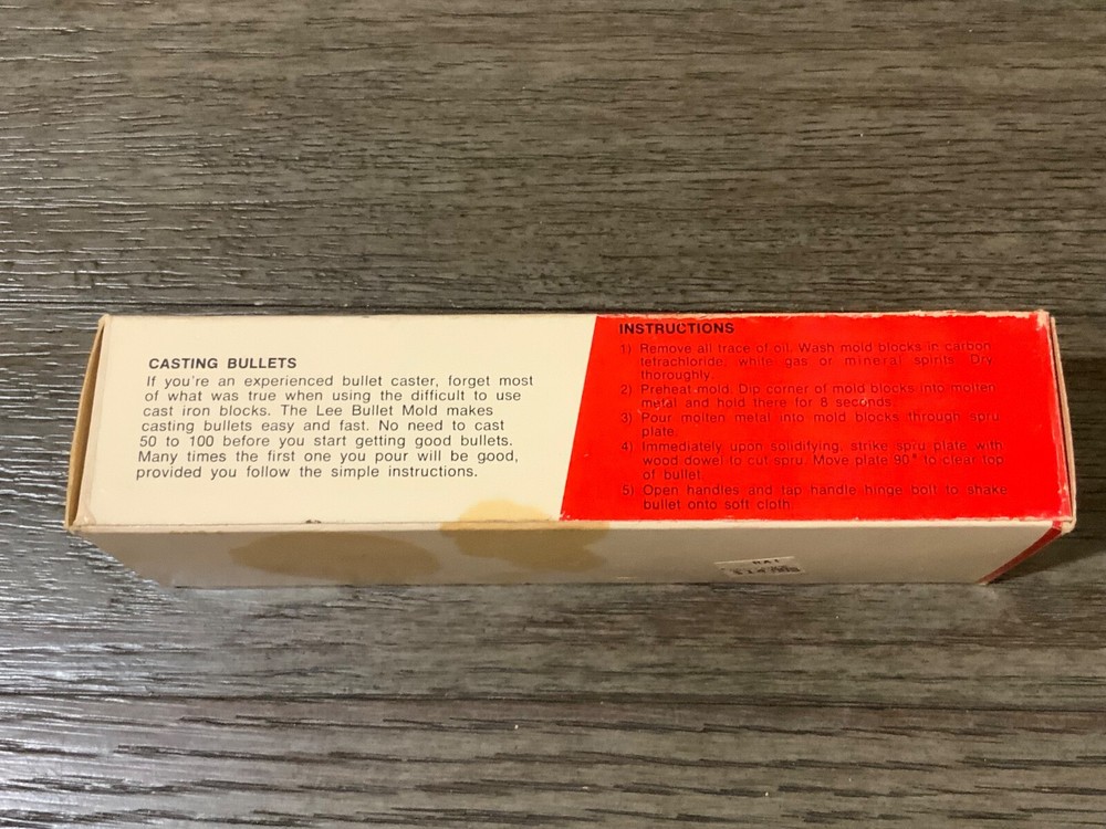 Lee Bullet Mold in Original Box