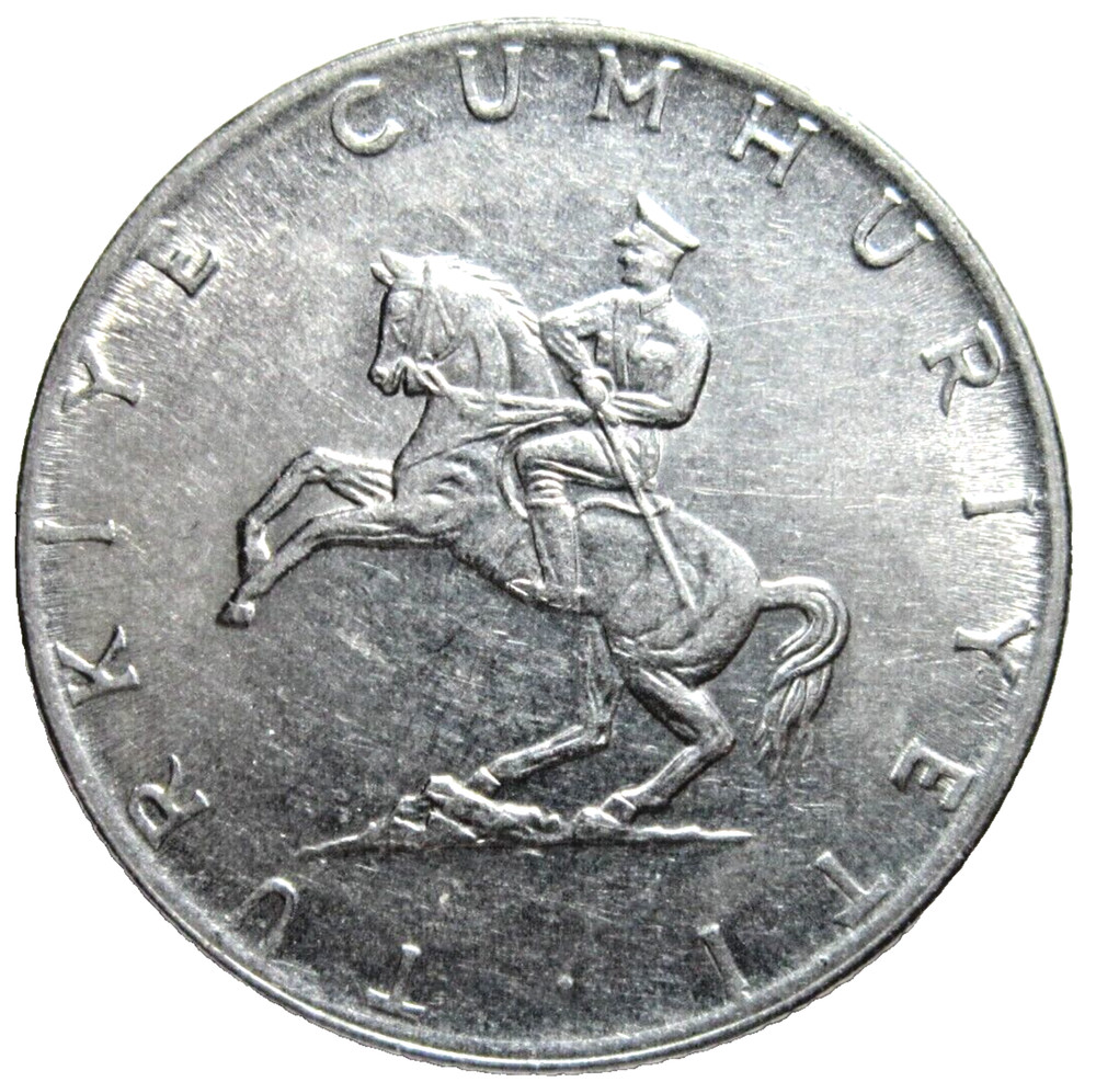 TURKEY.  5  LIRA,  1976.
