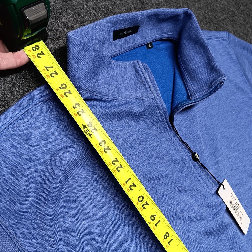Turtleson wallace quarter-zip pullover marine large NWT original packaging