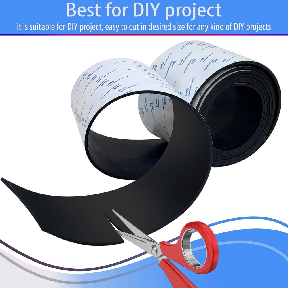 Neoprene Rubber Strip With Adhesive Solid Rolls Strips For Diy Gaskets Crafts