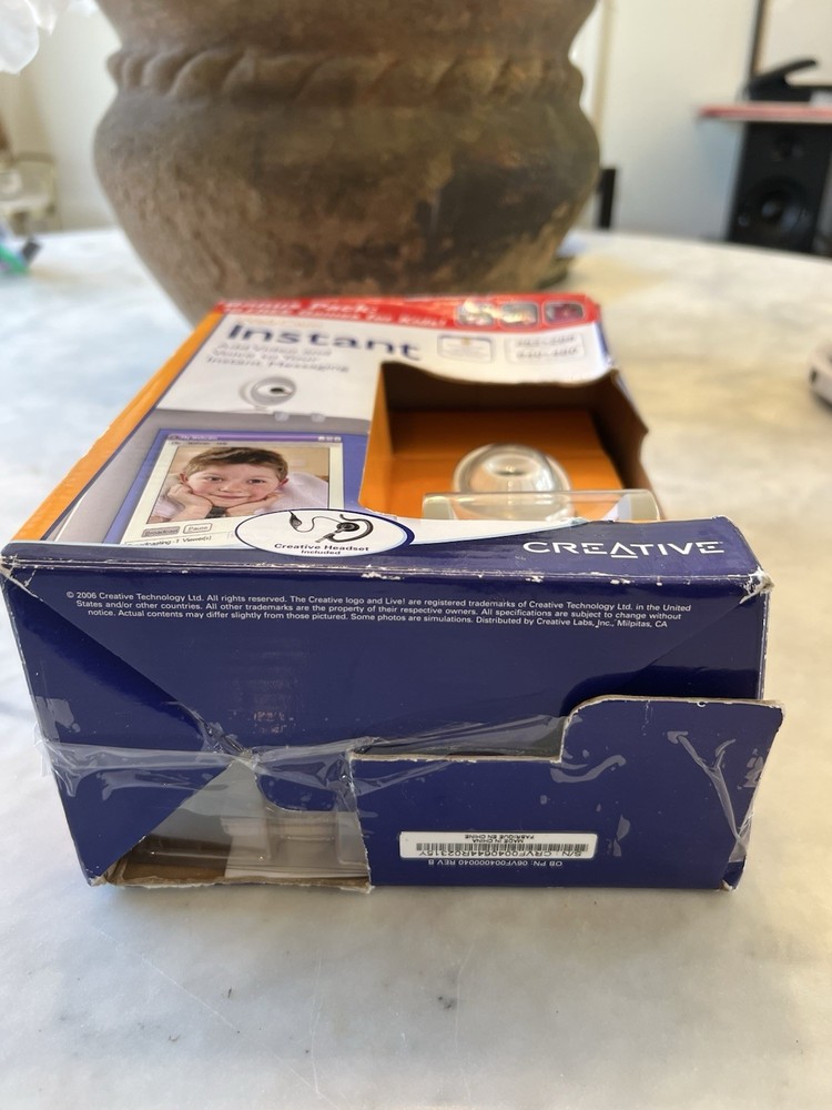 Creative WebCam Instant – Vintage Early 2000s Webcam – Open Box