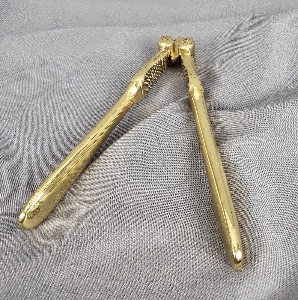 Brass Vintage Nut Lobster Cracker Excellent Condition 5"