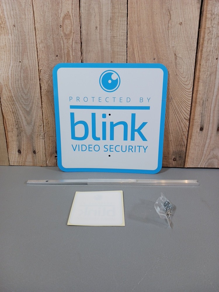 Blink Yard Video Security Sign NEW