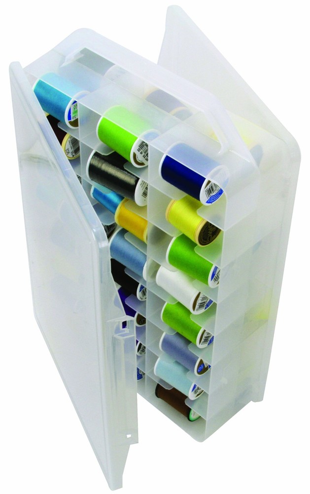 Creative Options Double Sided Thread Organizer Box 14.5 Storage Solution