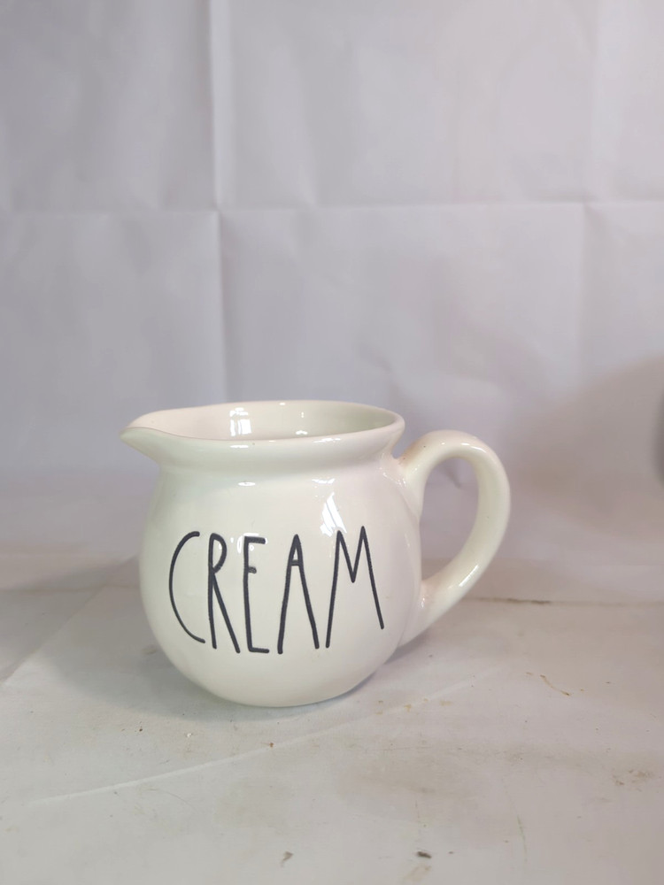 Rae Dunn Artisan Ceramic Cream Pitcher 3.75" Tall