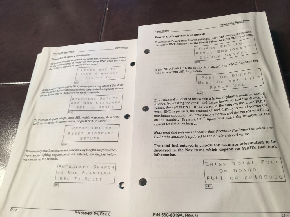 Apollo 2001 NMC Nav Management Computer Pilot's Guide
