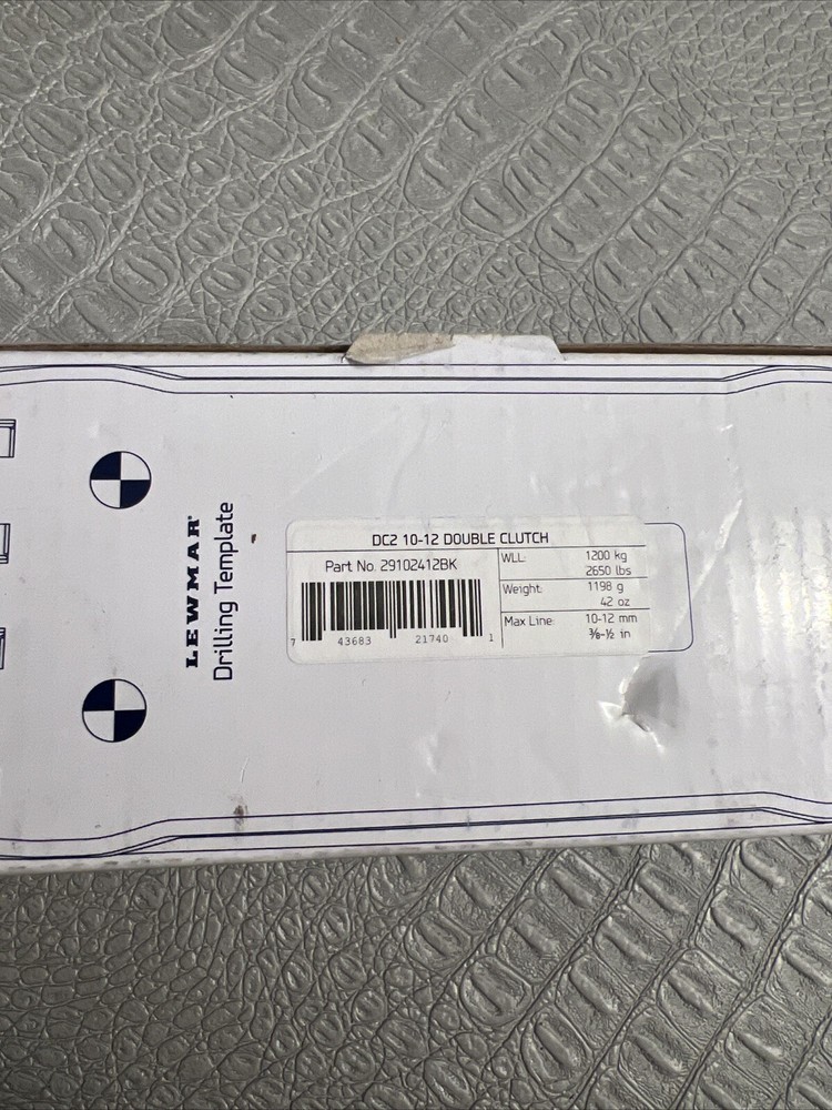 Lewmar DC2 double Rope Clutch