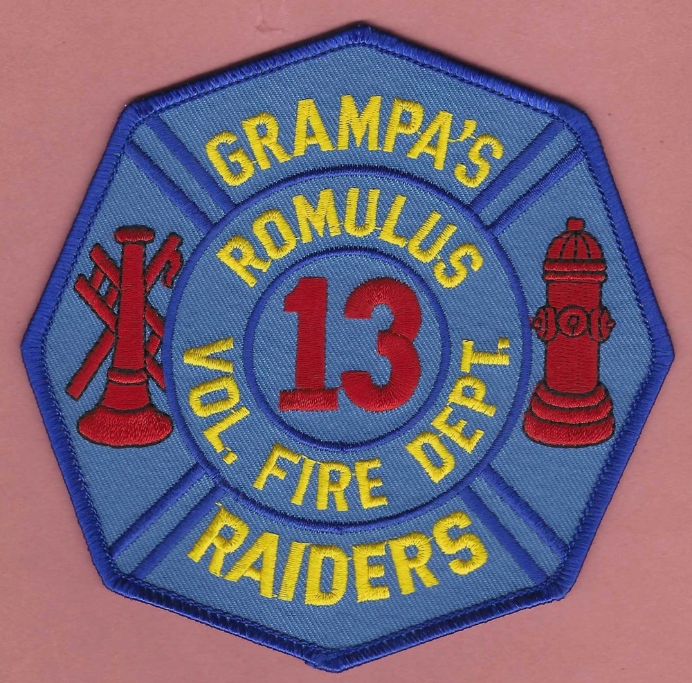 ROMULUS NEW YORK FIRE RESCUE PATCH