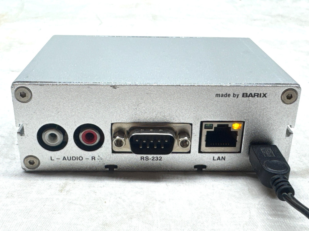 Barix Instreamer Network IP Audio Encoder
