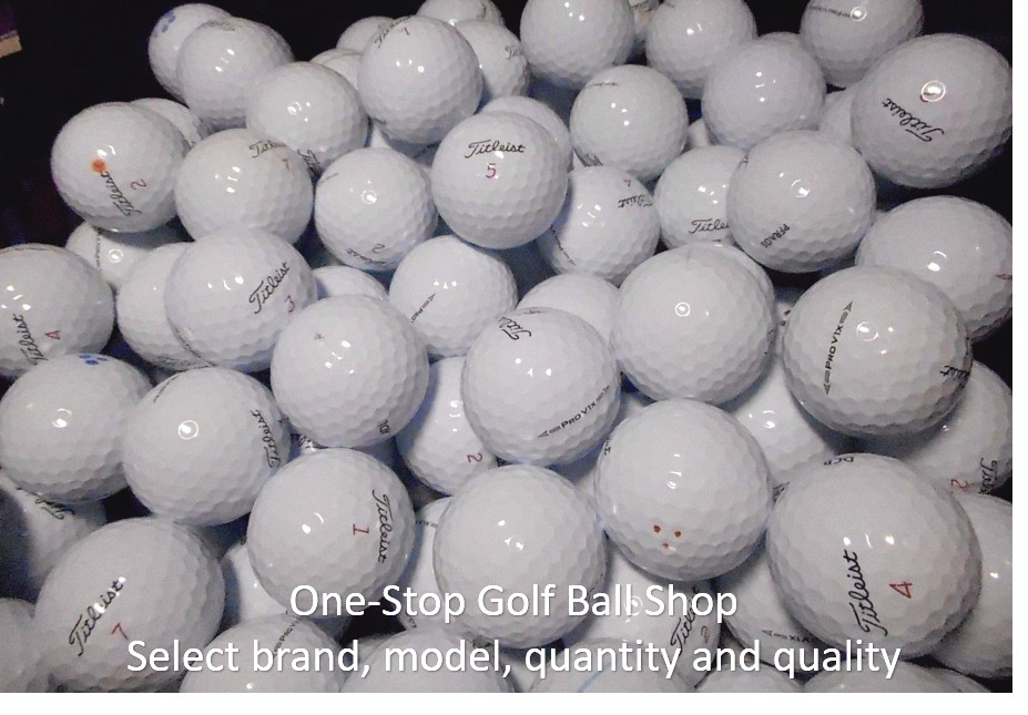 AAA - AAAAA Mint Condition Used Golf Balls Assorted Brands Choose