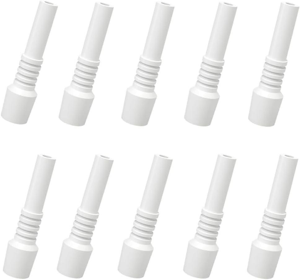 10 Pack Ceramic Nozzles for Sandblasting - Replacement Tips (10Mm)