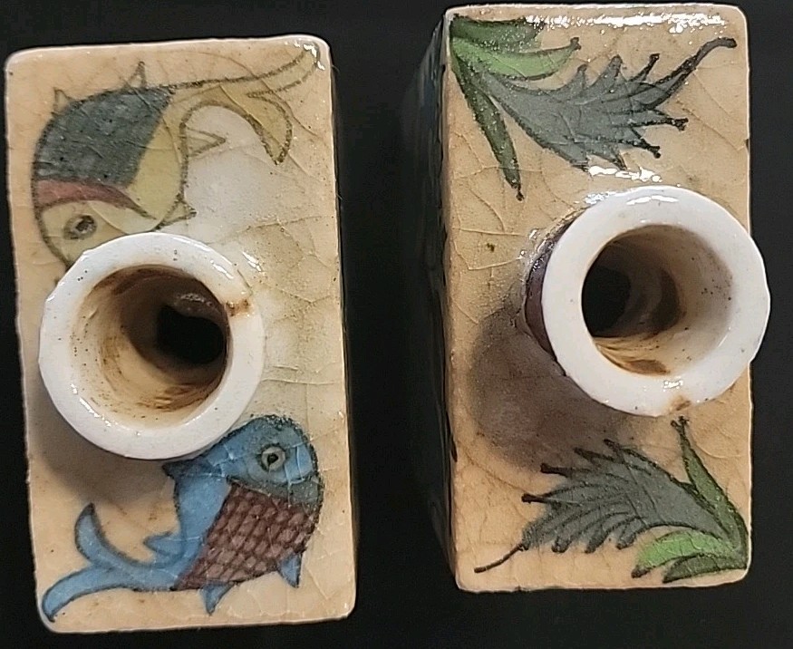 Amazing Ancient PERSIAN HANDPAINTED VASES (2)