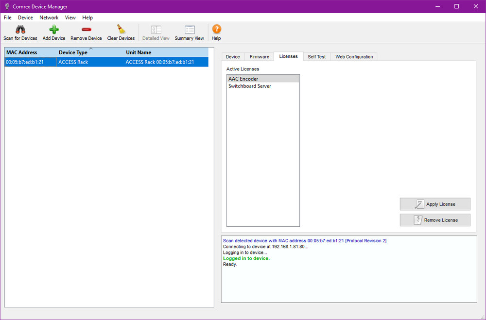 Comrex ACCESS Codec AES Audio Over IP Endpoint AAC Internet AoIP w/ TS License