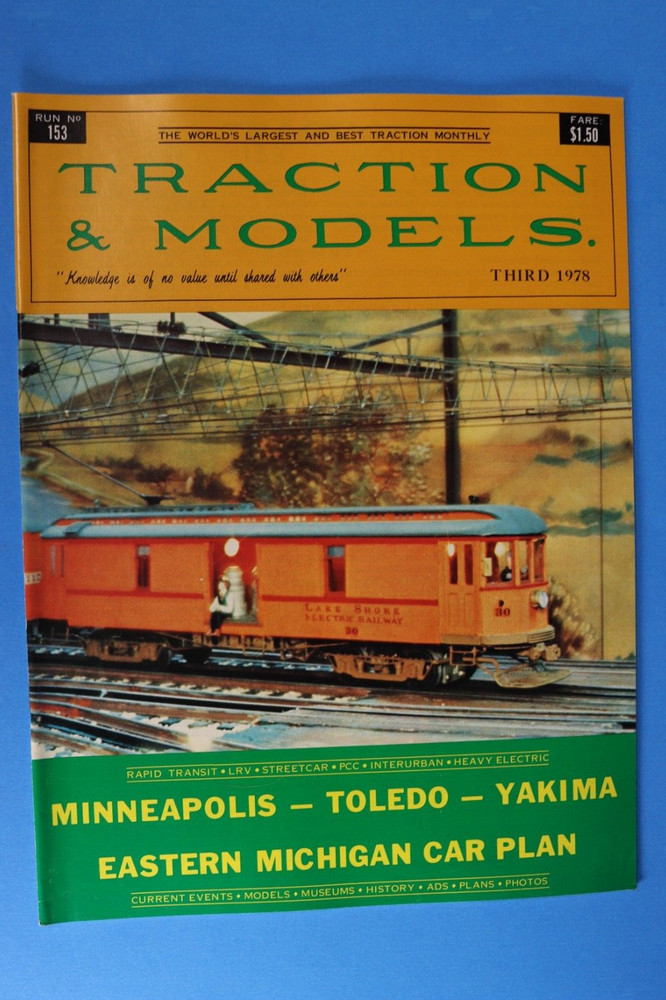1978 Traction & Models Vintage Magazine 11 Issues Missing December