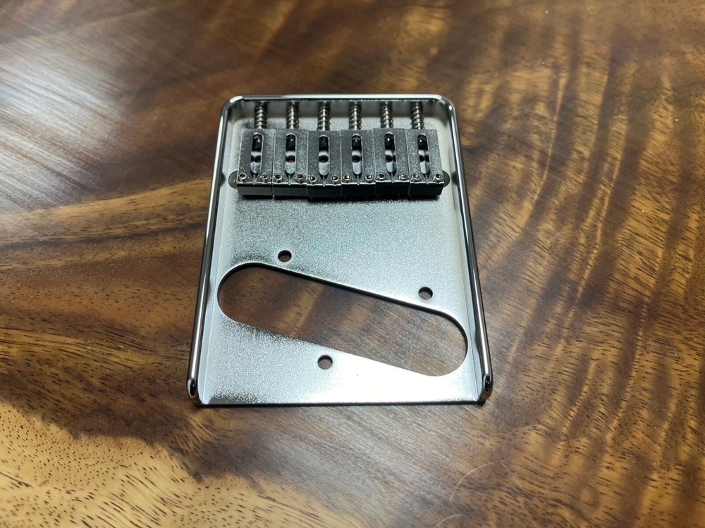 Aluminium Telecaster® Bridge- 4 HOLE 6 SADDLE