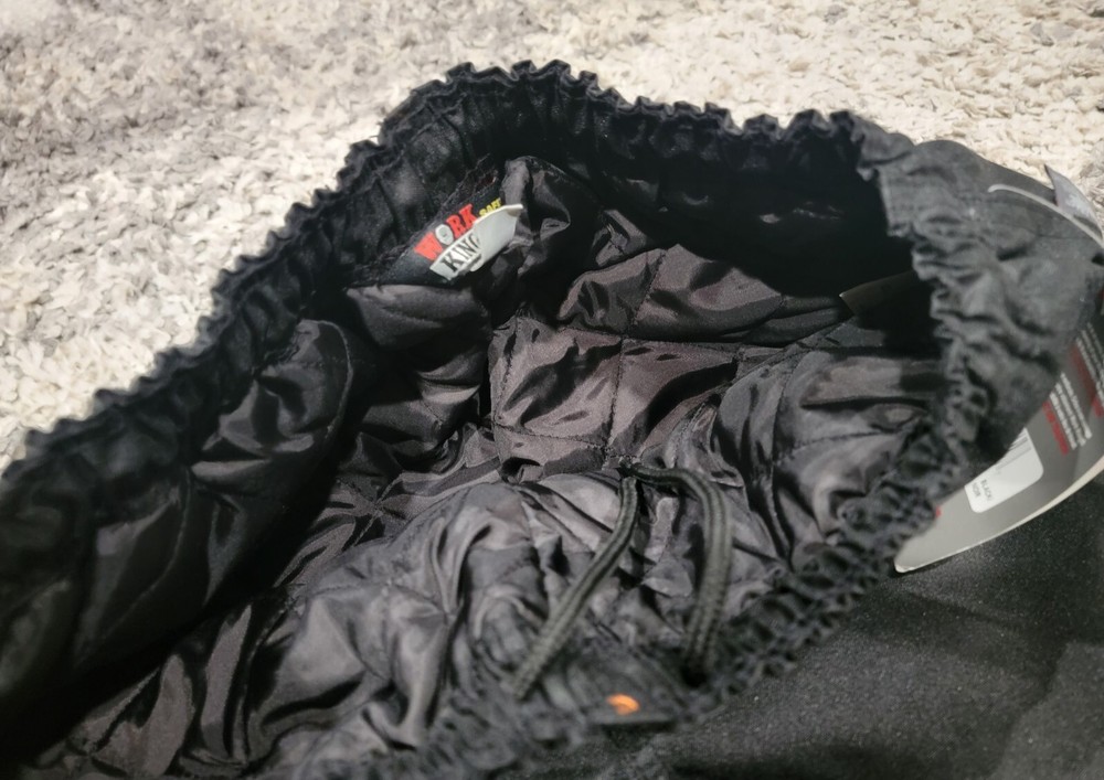 NWT Work King Safety Visibility Work Pants Black Men Small 3M Reflective