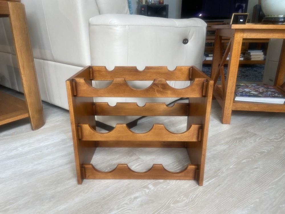 Wine Rack Mid Century Modern  Vintage  Nice