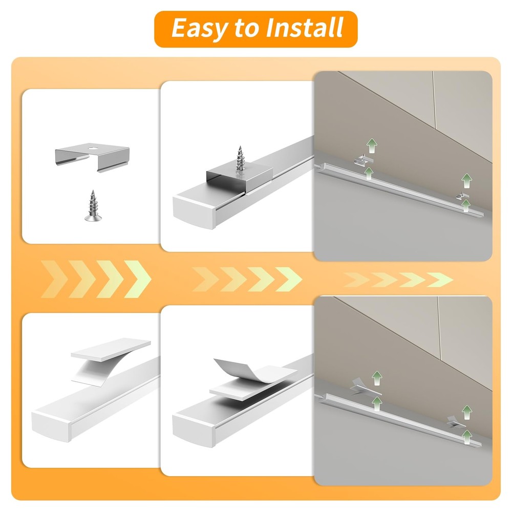 14" Slim USB Plug-in LED Motion Sensor Light Indoor, Bright & Dimmable Under ...