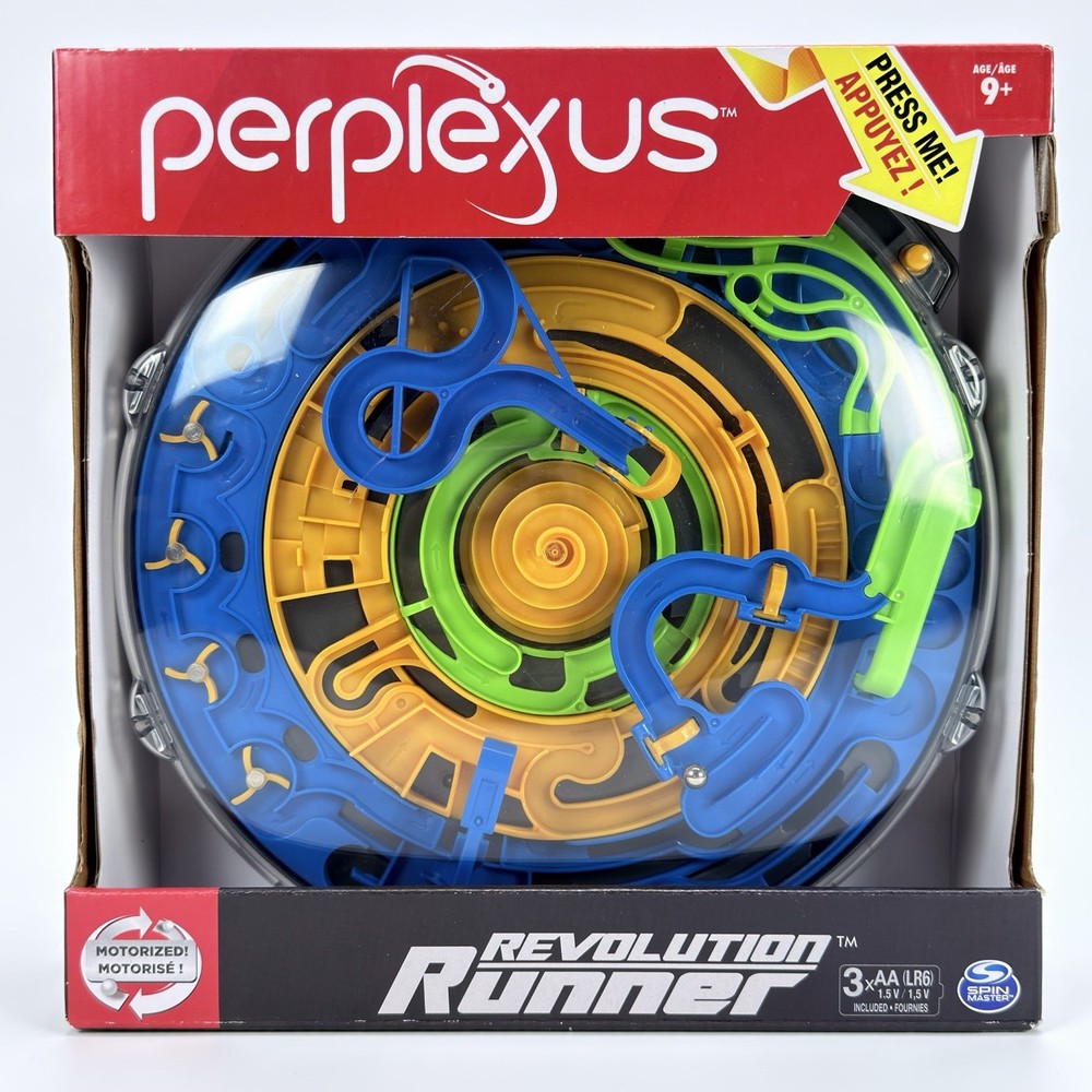 Perplexus Revolution Runner Motorized Perpetual 3D Maze Game Spin Master 9+ New