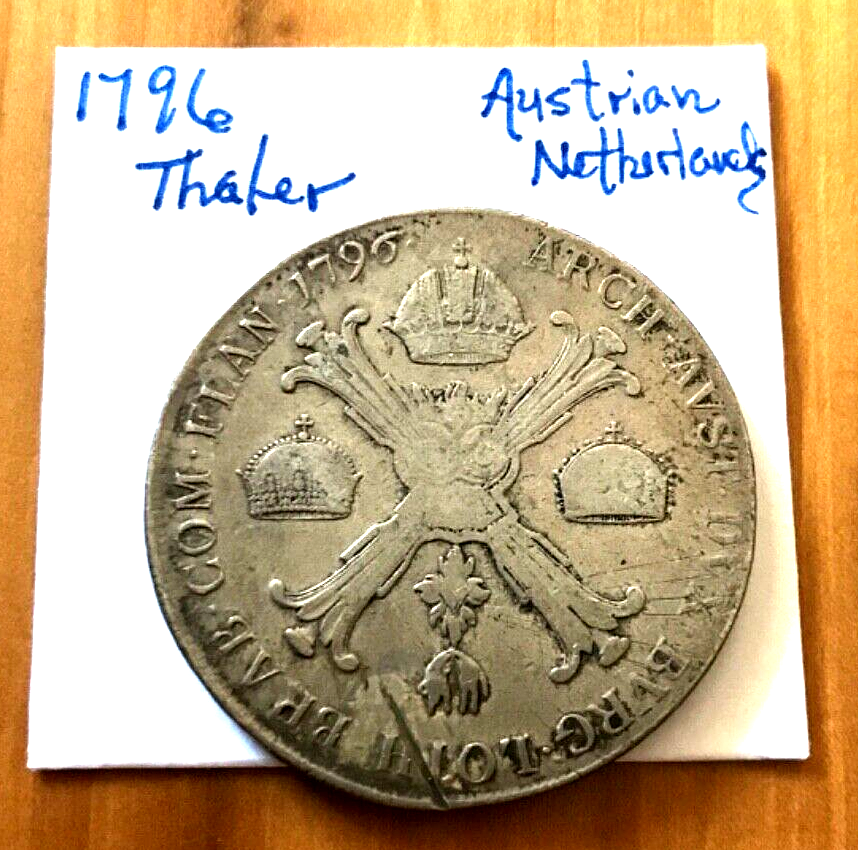 ☆ Large Silver Colonial Coin ☆ 1796 Austrian Thaler ☆