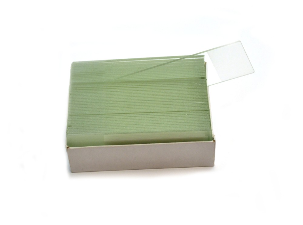 Eisco Labs Glass Microscope Slides, 72 Pack - Precleaned - Frosted End