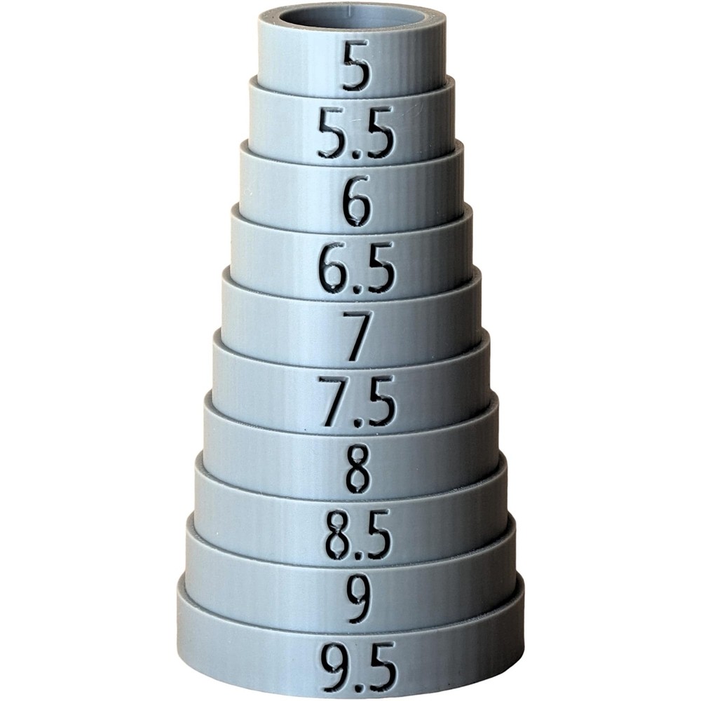 Bracelet Sizer Mandrel (Grey) grey