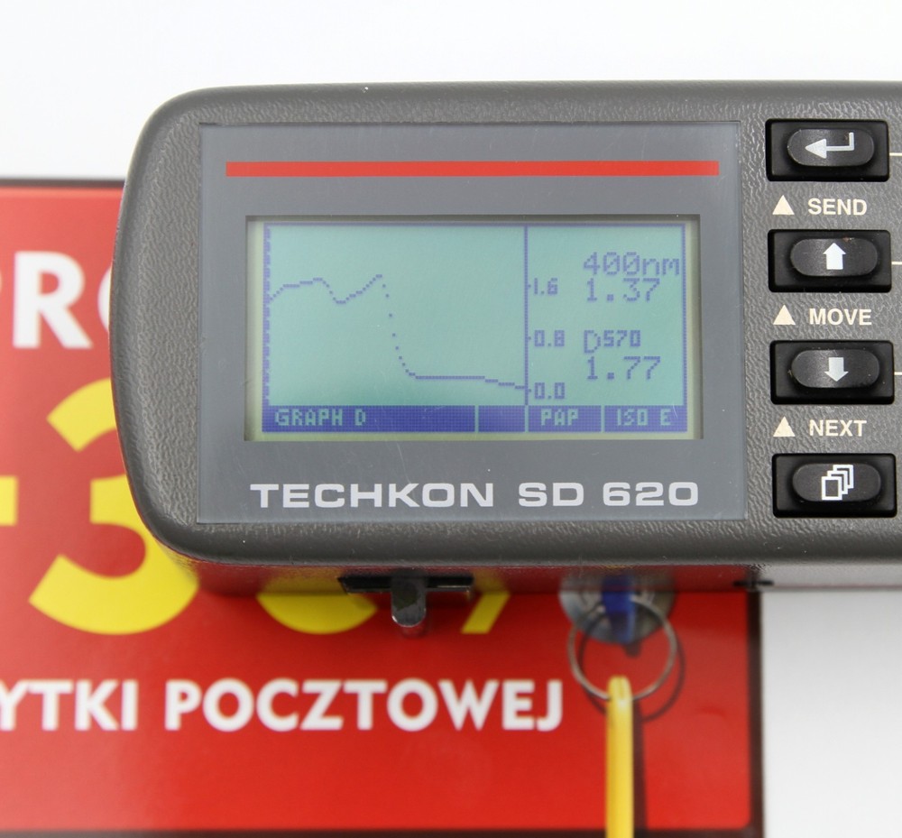 Techkon SD 620 Spectro Densitometer – CMYK, Lab, ΔE – with Carl Zeiss module