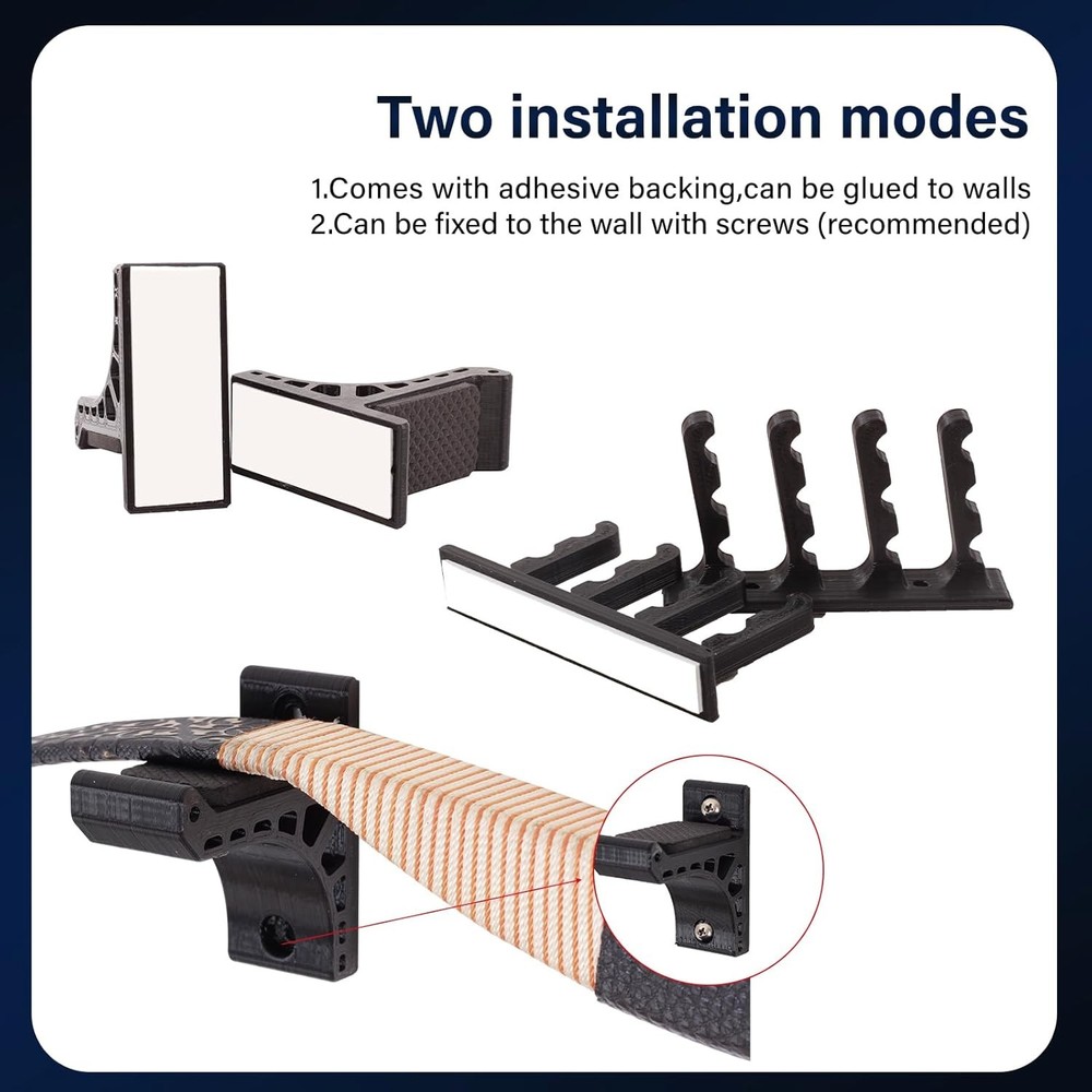 Archery Wall-Mounted Bow Rack and Arrow Holder - rack
