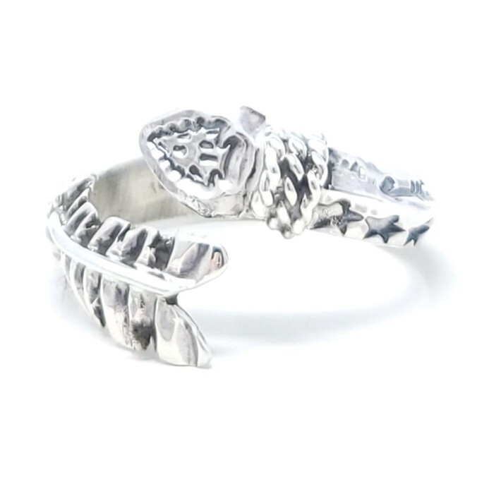 Delayne Reeves Navajo Sterling Silver Arrow Ring Adjustable Triangle Wire
