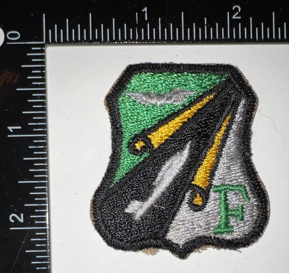 Cold War USAF US Air Force F Flight Flight Training School Patch