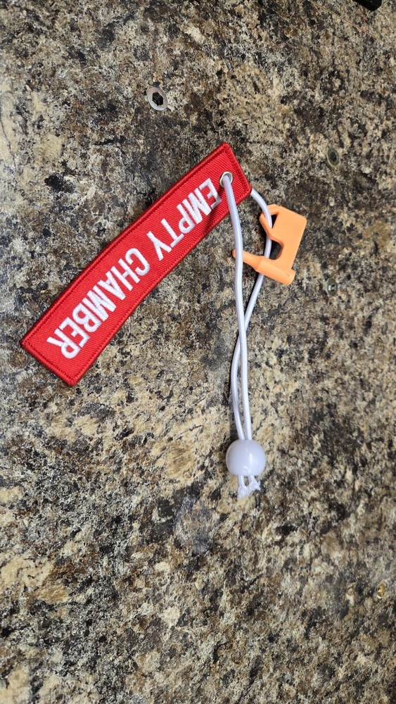Chamber Flag, Empty chamber flag, Bolt bungee strap