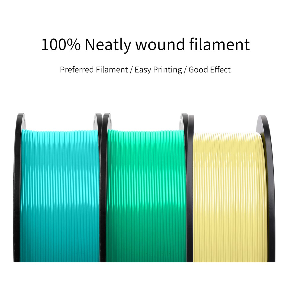 SUNLU 10×1KG PLA+ 3D Filament Multicolor PLA Plus 1.75mm For 3D Printer