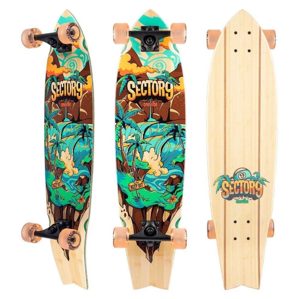 Sector 9 Snapper Hideout Kicktail Cruiser Longboard Complete
