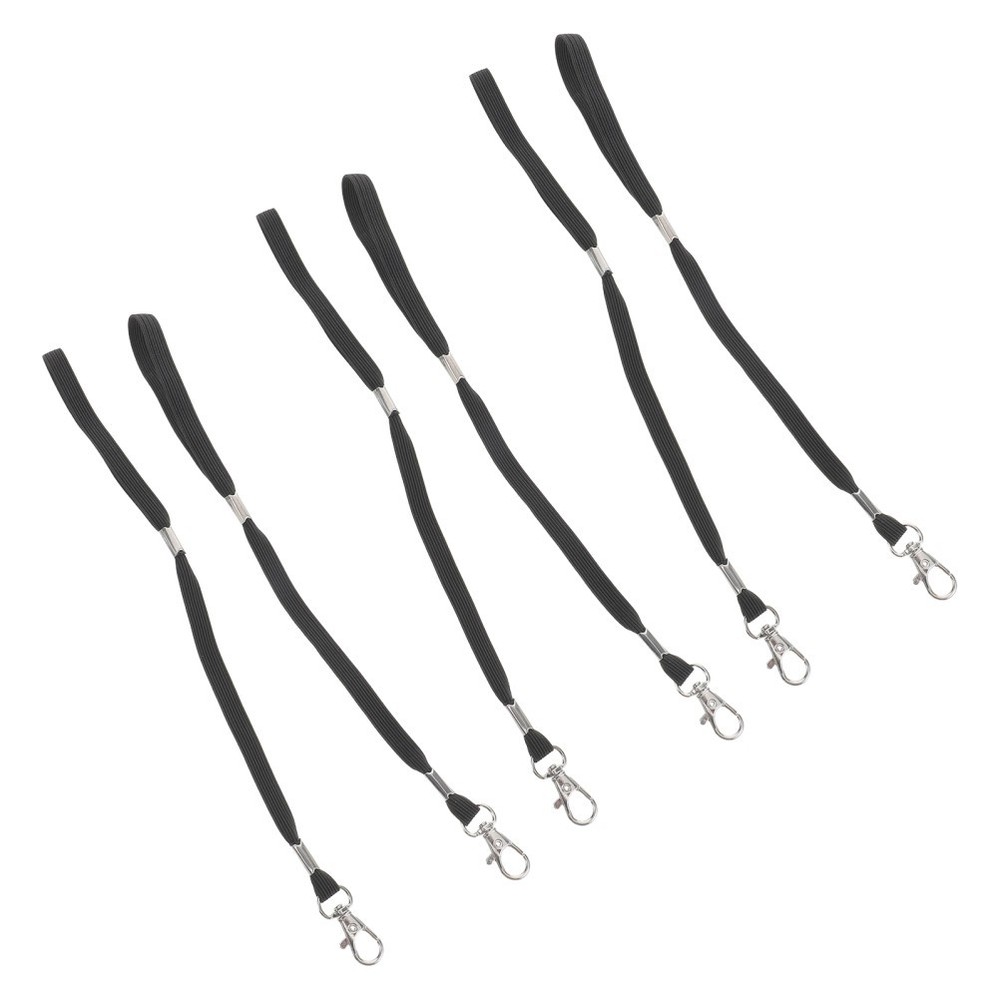 6 Pcs Elastic Ski Glove Lanyard String Straps Skiing Tether Wrist