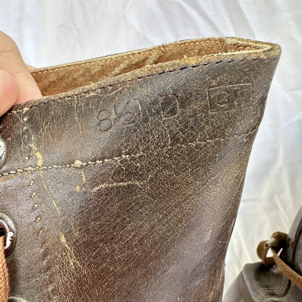 Korean War US Army Jump Combat Boots Dated 1951 Size 8.5