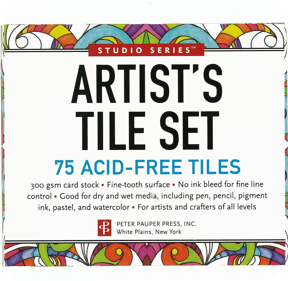 Studio Series Artist's Tiles: White (75 pack)