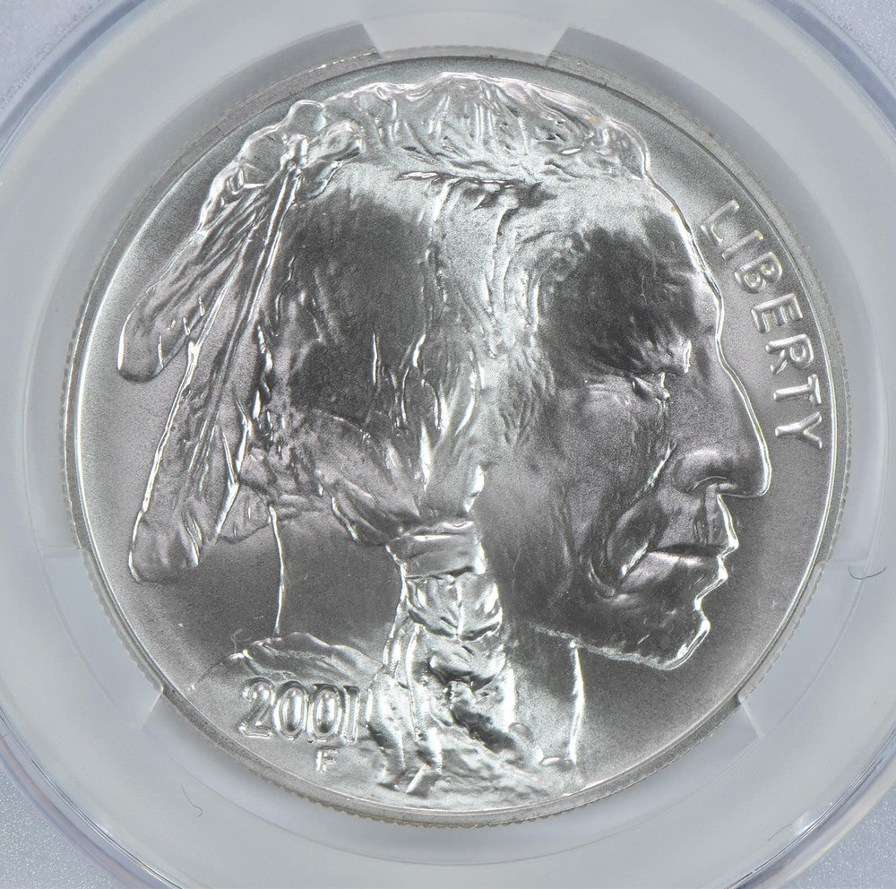 2001-D Buffalo Commemorative Silver Dollar MS69 CAC CACg