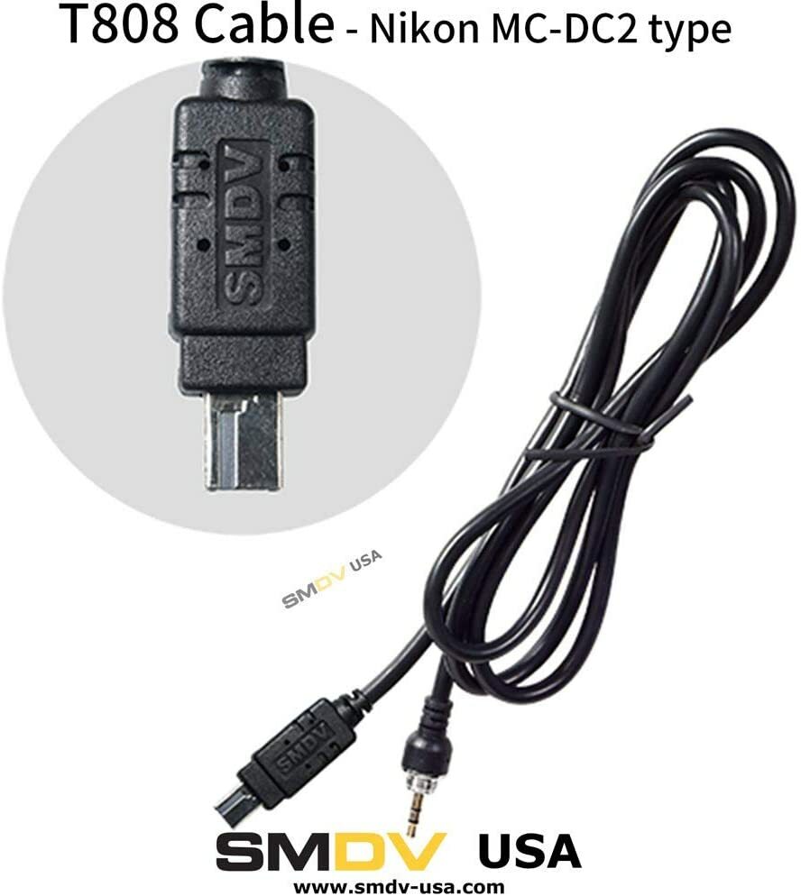 SMDV T808 Timer Shutter Release, Remote Control, Intervalometer - Nikon Z7, Z6