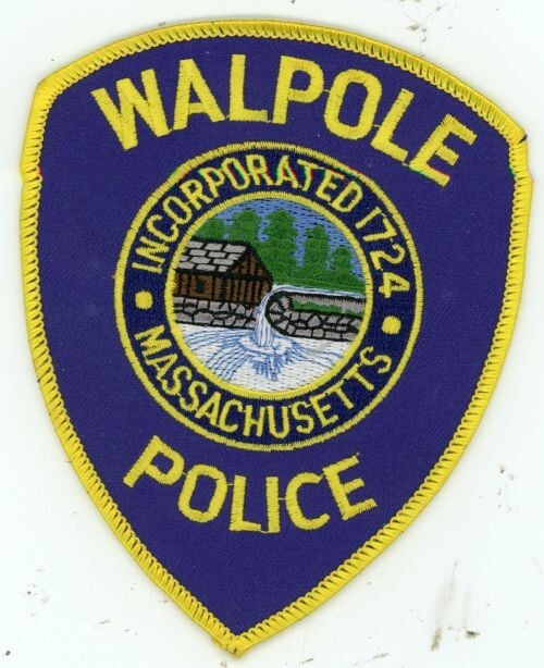 MASSACHUSETTS MA WALPOLE POLICE NICE SHOULDER PATCH SHERIFF