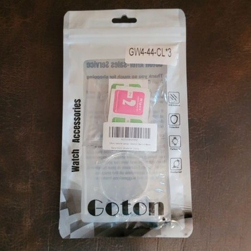 Goton 2 Pack Clear screen protector for Galaxy Watch 4 or 5 