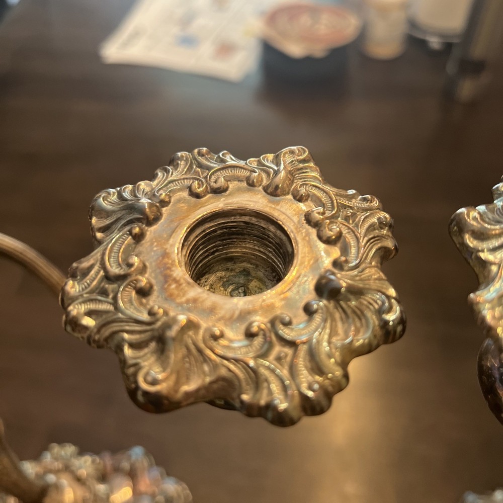 Antique Candlesticks (believed Sterling)