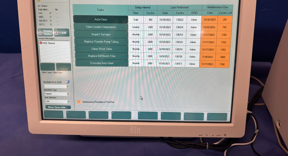 Abbott CELL-DYN RUBY (Dom 2018 ) complete as seen