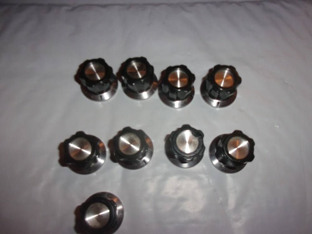 Heathkit green knobs