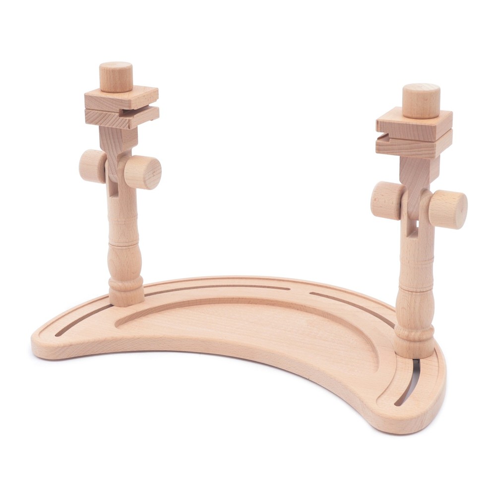 Moon Shape Embroidery Stand Adjustable Angle Desktop Frame for Needlework Craft