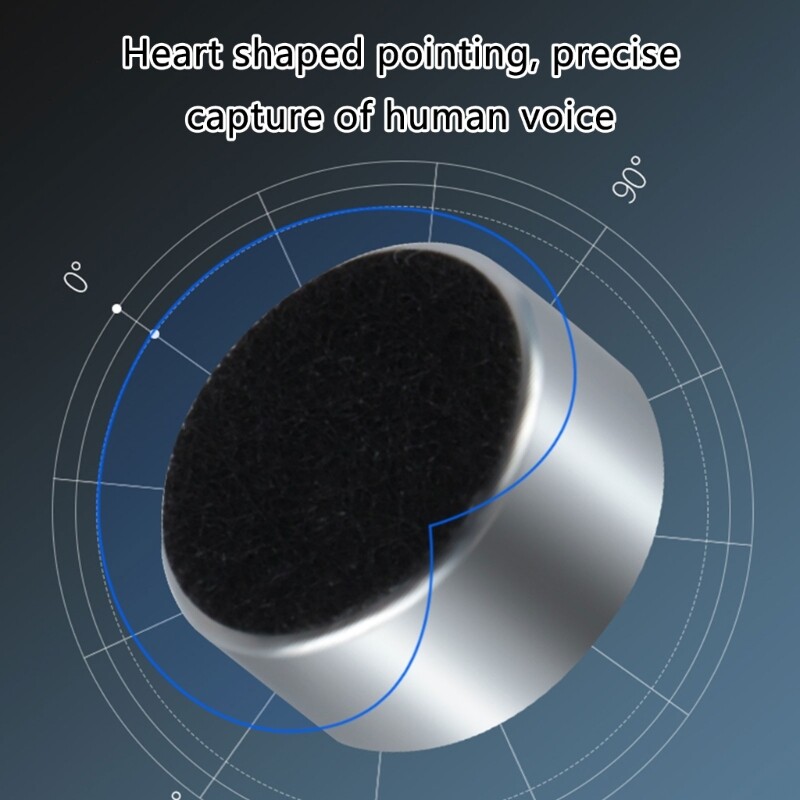 Electret Condenser Microphone Pickup for Studio Record Interferences Resistant