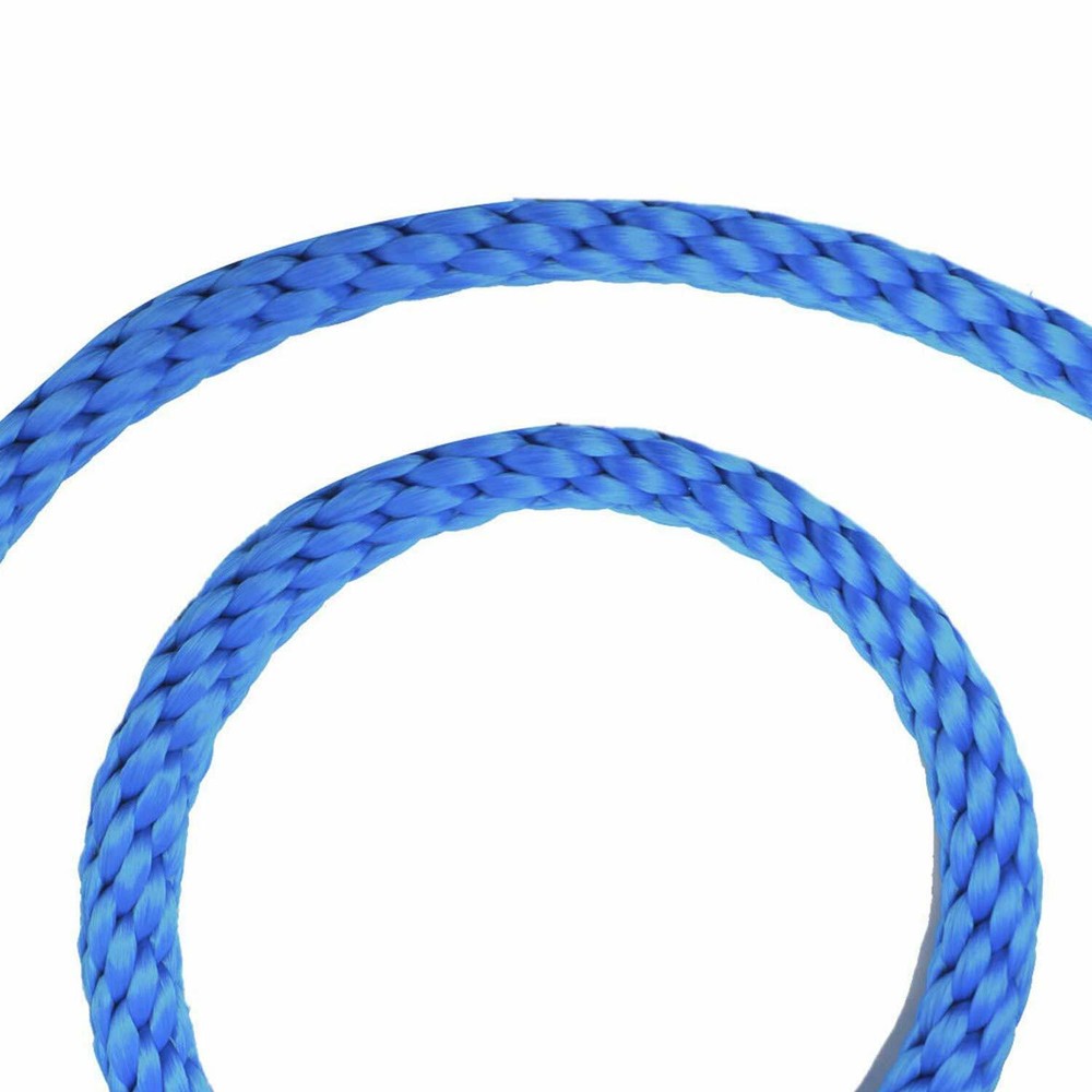 NovelBee 3/8 Inch 100 Feet Premium Solid Braid MFP Anchor Rope with Thimble