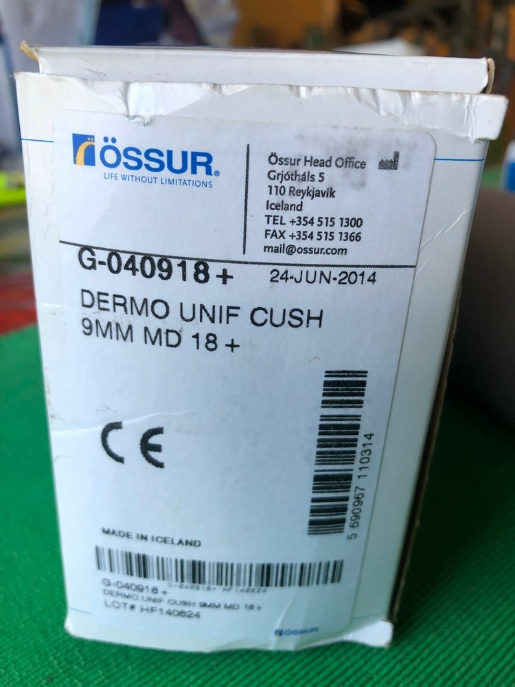 Ossur Dermo Unif Cush 9MM MD 18+