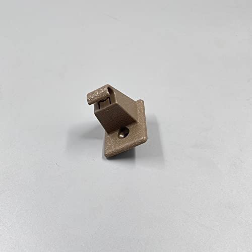 2 PCS Front Sun Visor Support Holder Clips Compatible with Chevy Silverado Tan
