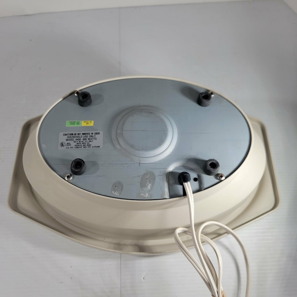 Rival Automatic Steamer and Rice Cooker Replacement Base Only Model 4450 Tested