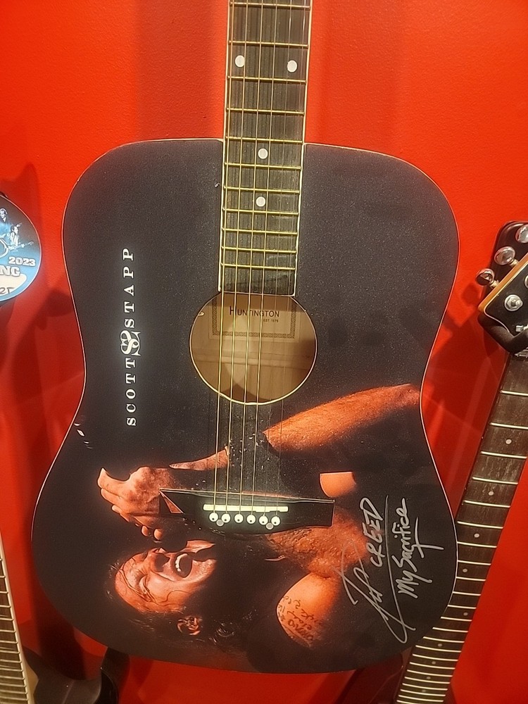 Scott Stapp Autographed Guitar